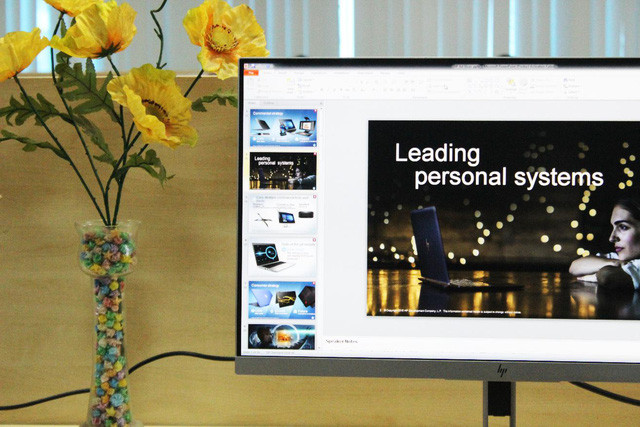 Cận cảnh màn hình HP EliteDisplay E273q 27 inch QHD vừa về Việt Nam 