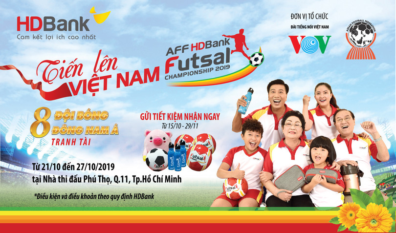 Từ năm 2017, HDBank đã gắn bó với bộ môn Futsal Việt Nam