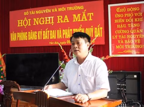 Ông Phạm Sỹ Quý- Giám đốc Sở Tài nguyên và Môi trường Yên Bái.