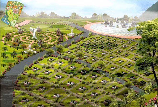 Phối cảnh Khu công viên nghĩa trang