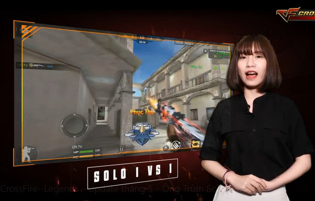 Chế độ Solo 1vs1 lần đầu tiên xuất hiện trong Crossfire Legends 