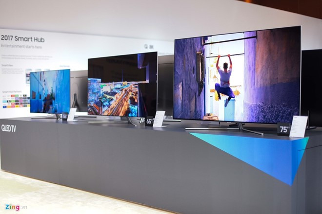 Dòng TV mới của Samsung bán ở Việt Nam trong tháng 4.