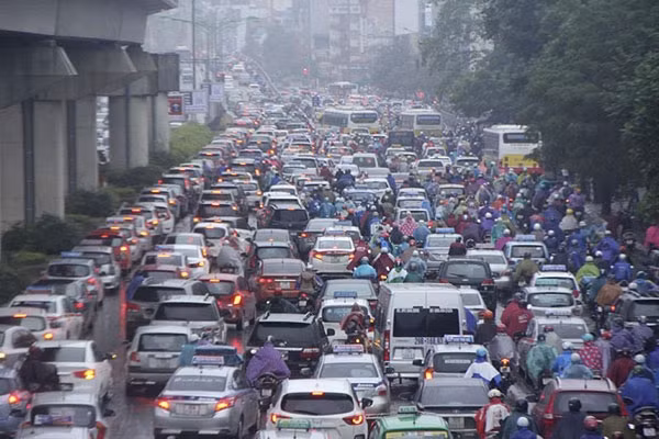 Ùn tắc ở Hà Nội