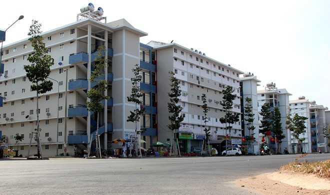 Một tòa chung cư giá rẻ ở Bình Dương