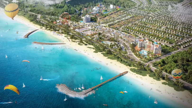 Phối cảnh công viên biển tại NovaWorld Phan Thiet (Phan Thiết, Bình Thuận)