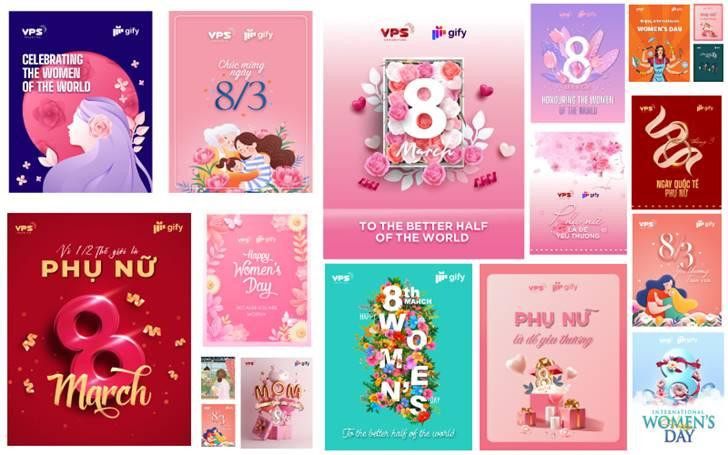 Nhân dịp 8/3, VPS tung ra bộ sưu tập thiệp mừng đặc sắc, hấp dẫn vô cùng ý nghĩa. Nhân dịp 8/3, VPS tung ra bộ sưu tập thiệp mừng đặc sắc, hấp dẫn vô cùng ý nghĩa.