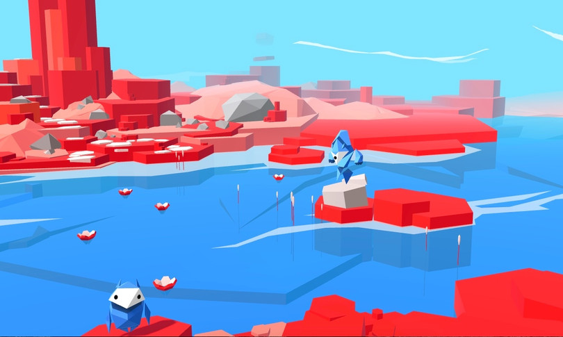 Giao diện trò chơi Interland của Google (ảnh: Engadget) 