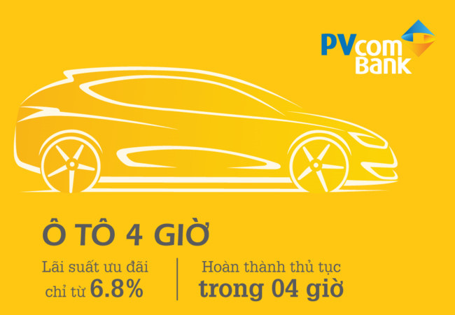 Mua xe ô tô chỉ trong vòng 4 giờ với PVcomBank
