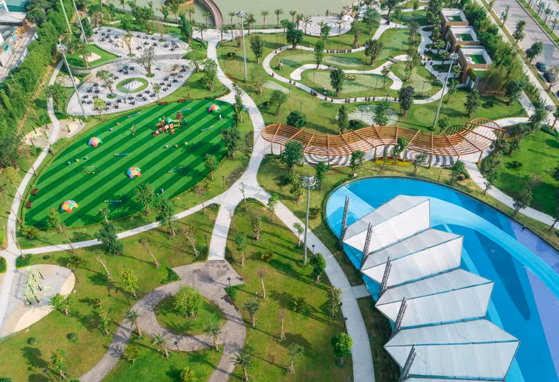 Công viên thể thao 15 chủ đề với hơn 1000 máy tập trong khu đô thị