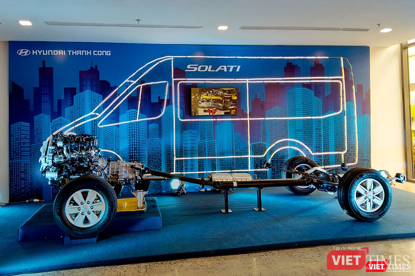 Mô hình hệ thống truyền động của Hyundai Solati Mô hình hệ thống truyền động của Hyundai Solati