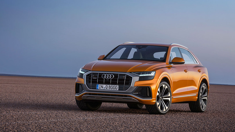 Audi Q8 không phải là một biến thể Coupe của mẫu SUV Q7 mà là một mẫu xe có thiết kế hoàn toàn mới với nhiều chi tiết thể hiện ngôn ngữ thiết kế mới Audi Q8 không phải là một biến thể Coupe của mẫu SUV Q7 mà là một mẫu xe có thiết kế hoàn toàn mới với nhiều chi tiết thể hiện ngôn ngữ thiết kế mới