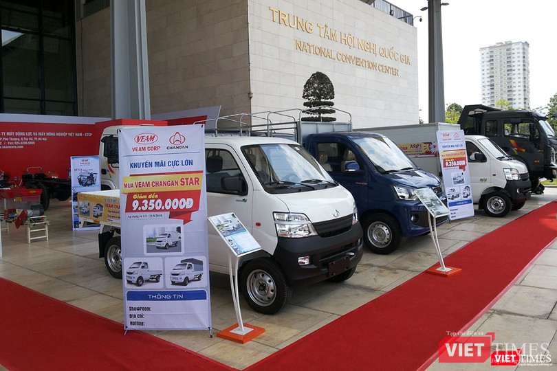 Một khu vực trưng bày của VEAM - đối tác quen thuộc luôn xuất hiện trong các sự kiện Vietnam AutoExpo