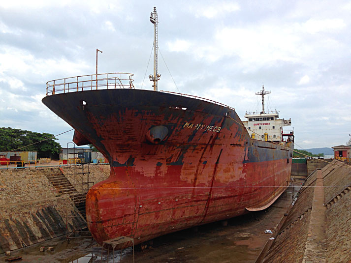 Tàu chở than gặp nạn trong bão, đã cứu được 6 người ảnh 1