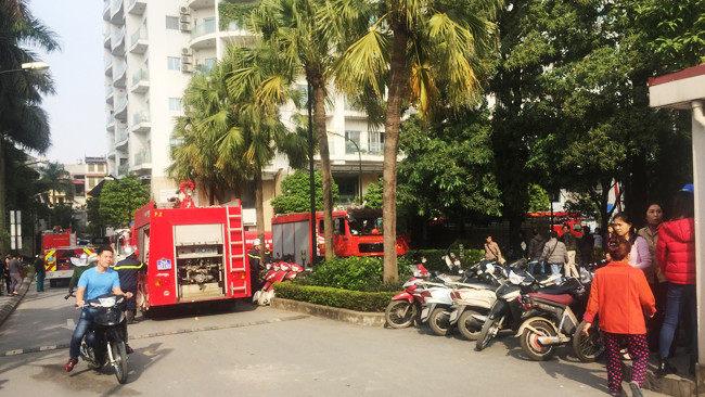 Hà Nội: Cháy lớn tại chung cư cao cấp Golden Westlake ảnh 1