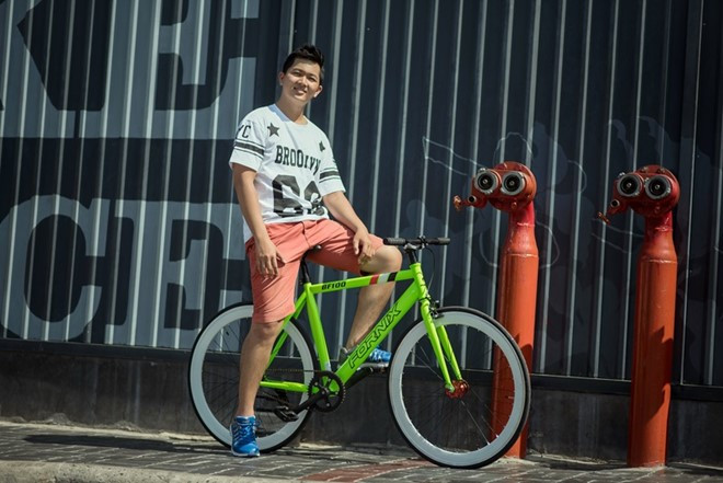 Bộ phanh gôm giúp người dùng làm quen nhanh hơn với dòng xe không phanh BF100.