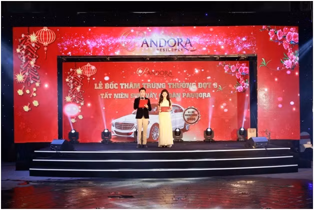 Lễ bốc thăm trúng thưởng đợt 9 Tất niên sum vầy tại Pandora 