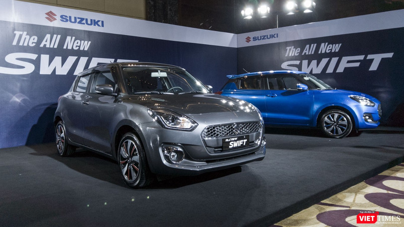 Kiểu dáng của Suzuki Swift 2018 vẫn kế thừa phong cách thiết kế nhỏ gọn. (Ảnh: Ngô Minh)