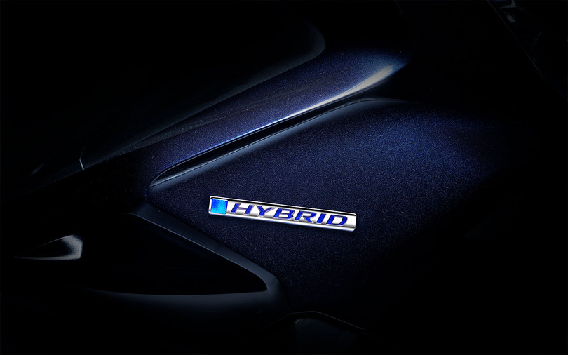 Logo Hybrid được thiết kế dạng 3D