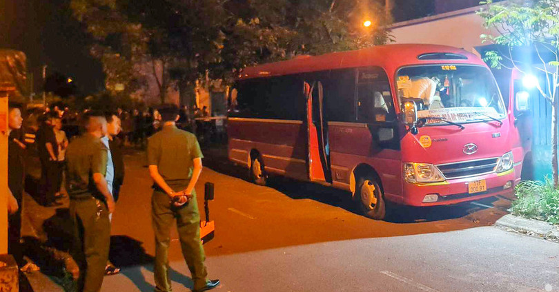 Chiếc xe liên quan vụ việc.