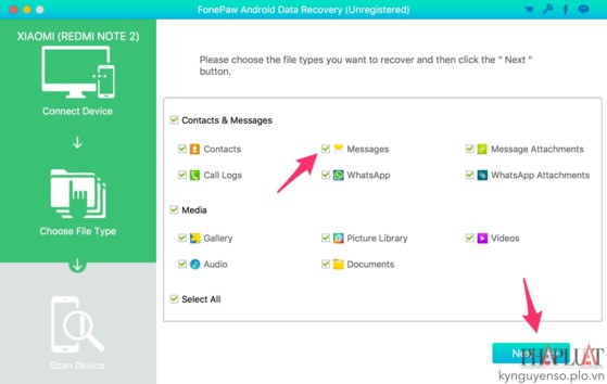 2 cách khôi phục tin nhắn đã xóa trên smartphone ảnh 4 2 cách khôi phục tin nhắn đã xóa trên smartphone ảnh 4