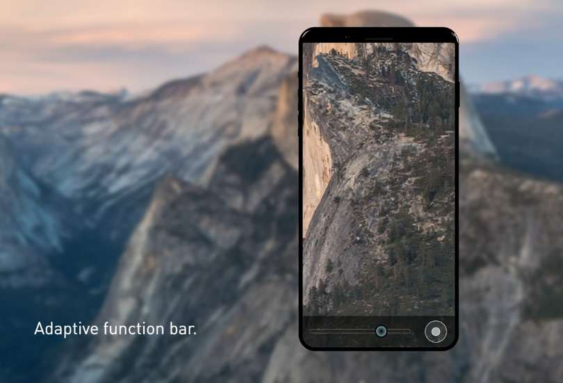 Y tuong iPhone 8 voi Touch ID an va 'vung chuc nang' hinh anh 3