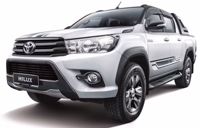 Toyota Hilux 2.4G AT limited có những khác biệt nhẹ ở ngoại thất.
