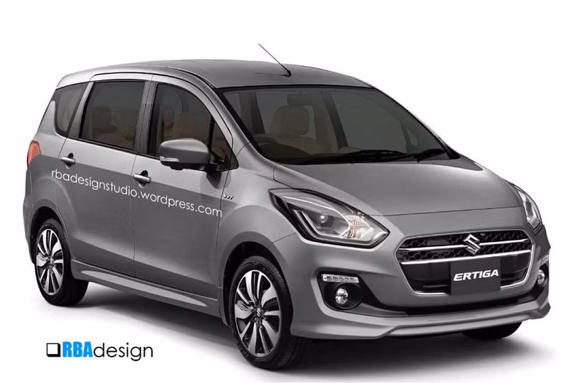 Ảnh dựng Suzuki Ertiga thế hệ mới