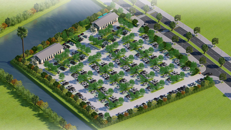 Hình ảnh phối cảnh dự án nhà máy xử lý nước thải thứ4 (trạm số 2) khu đô thị Ecopark