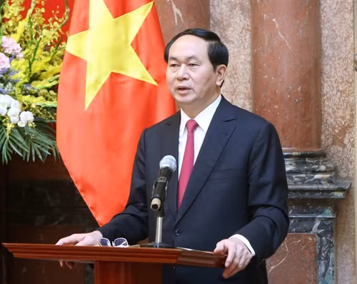 Chủ tịch nước Trần Đại Quang.
