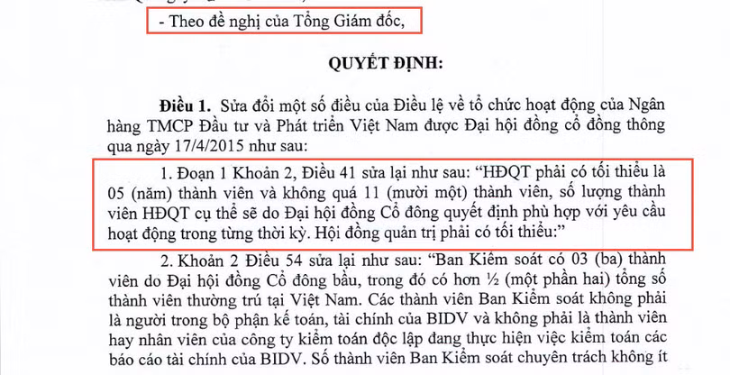 BIDV tổ chức đại hội đồng cổ đông bất thường ngày 22/10 ảnh 2