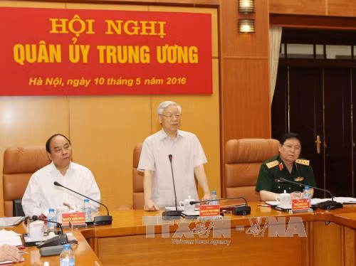 Tổng Bí thư Nguyễn Phú Trọng giữ chức Bí thư Quân ủy Trung ương