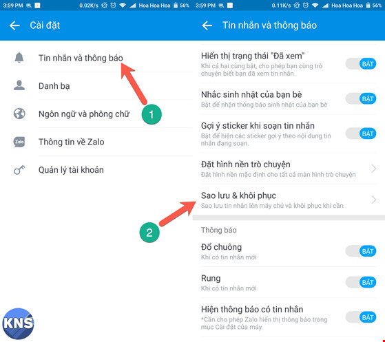 Sao lưu và phục hồi tin nhắn đã xóa trên Zalo ảnh 2