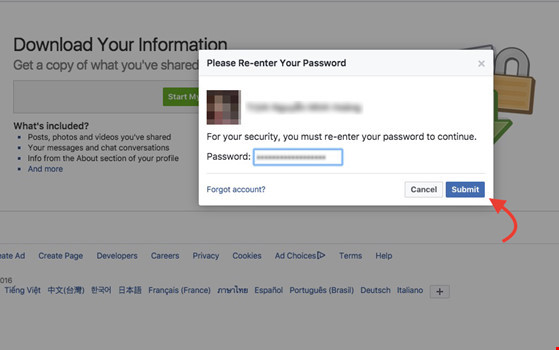 Mẹo sao lưu toàn bộ dữ liệu trên Facebook ảnh 2