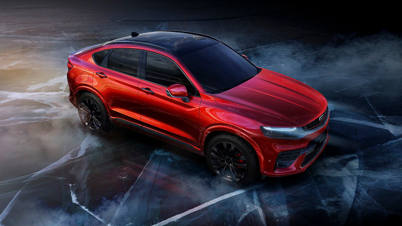 Geely FY11 sẽ là một chiếc xe có thiết kế theo phong cách Coupe SUV tương tự như BMW X6 hay Mercedes-Benz GLE Coupe.