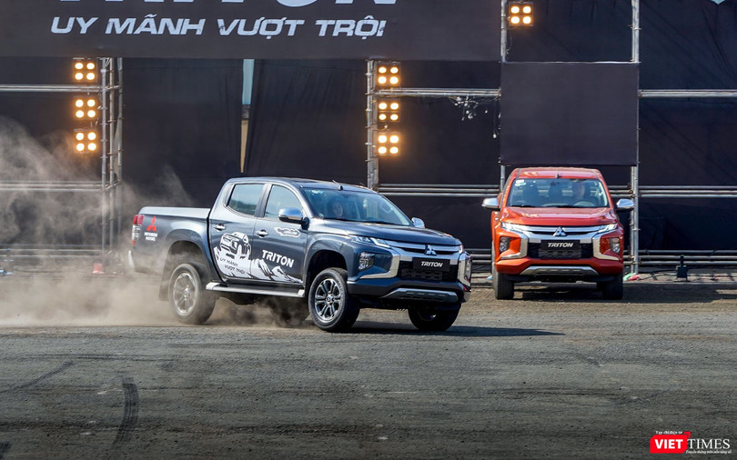 Mitsubishi Triton 2019 đã mở ra một thiết kế hoàn toàn mới về một chiếc pick-up thể thao đa dụng. (Ảnh: Ngô Minh)
