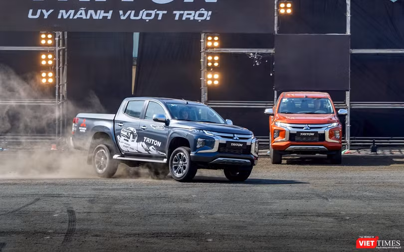 Mitsubishi Triton 2019 đã mở ra một thiết kế hoàn toàn mới về một chiếc pick-up thể thao đa dụng. (Ảnh: Ngô Minh)