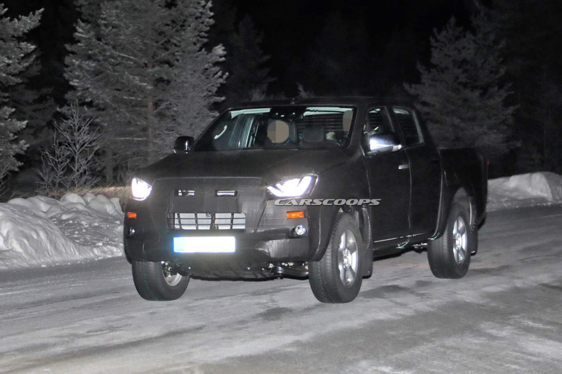 Khung gầm của Isuzu D-Max 2020 sẽ được chia sẻ với Mazda BT-50 thế hệ mới theo thỏa thuận hai bên đã ký năm 2016. (Ảnh: Carscoops)