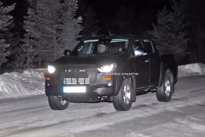 Khung gầm của Isuzu D-Max 2020 sẽ được chia sẻ với Mazda BT-50 thế hệ mới theo thỏa thuận hai bên đã ký năm 2016. (Ảnh: Carscoops)