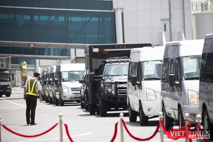 Công tác an ninh phía ngoài rất chu đáo