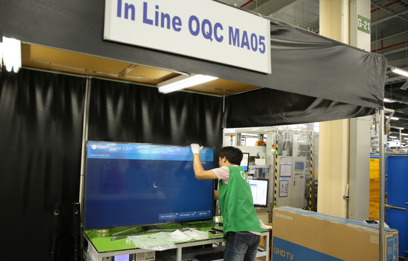 Cuối cùng là khu vực kiểm tra sản phẩm trong những môi trường, điều kiện khác nhau, đảm bảo độ bền và tính năng của sản phẩm.