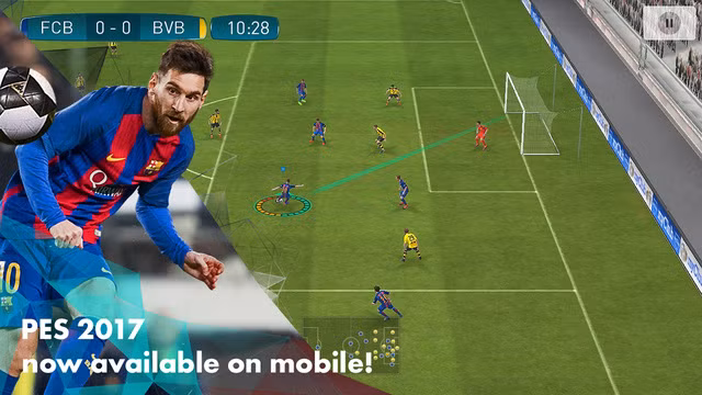 Tương tự như phiên bản trên Console và PC, FC Barcelona vẫn sẽ là hình ảnh quảng cáo của phiên bản di động.