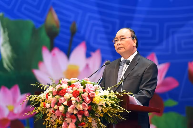 Thủ tướng Nguyễn Xuân Phúc phát biểu tại hội nghị