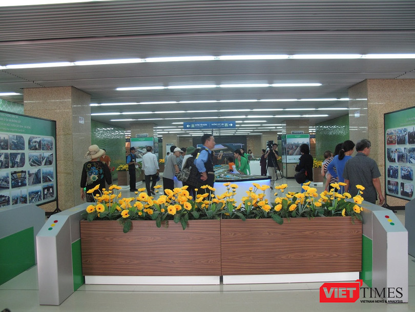 Cận cảnh nhà ga, tàu mẫu đường sắt trên cao Cát Linh - Hà Đông ảnh 7