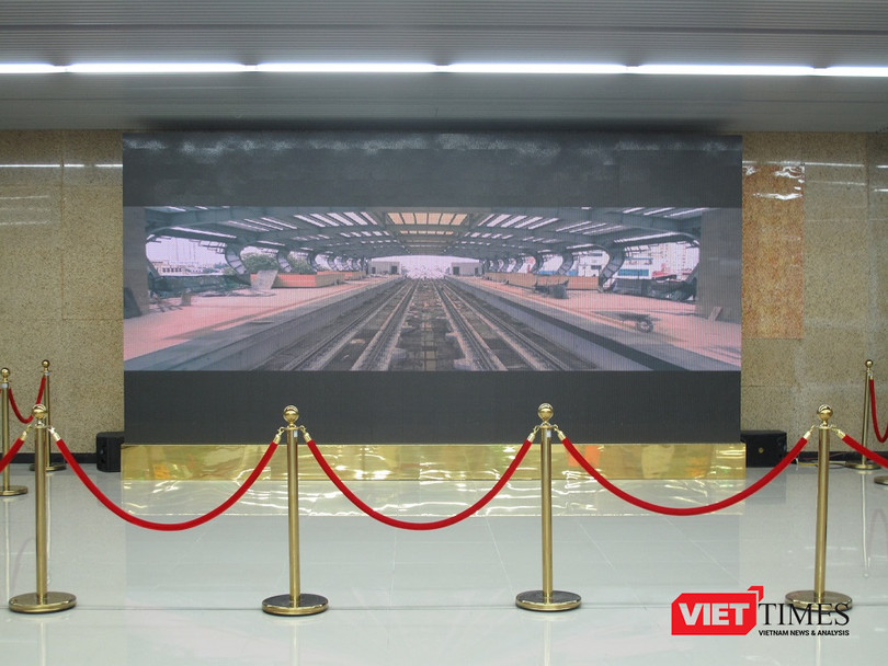 Cận cảnh nhà ga, tàu mẫu đường sắt trên cao Cát Linh - Hà Đông ảnh 15