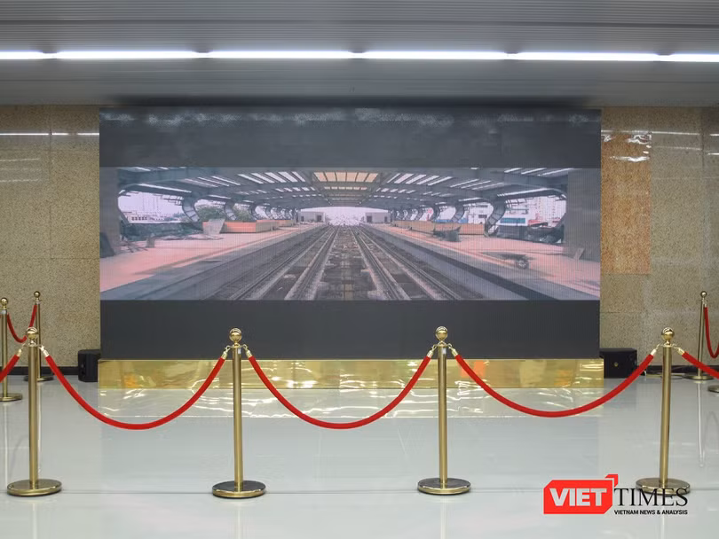 Cận cảnh nhà ga, tàu mẫu đường sắt trên cao Cát Linh - Hà Đông ảnh 15