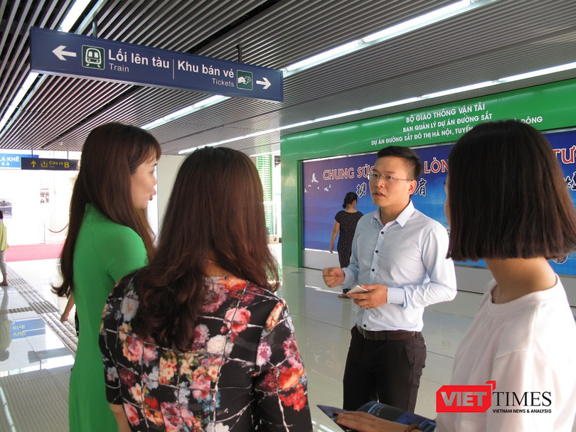 Cận cảnh nhà ga, tàu mẫu đường sắt trên cao Cát Linh - Hà Đông ảnh 31