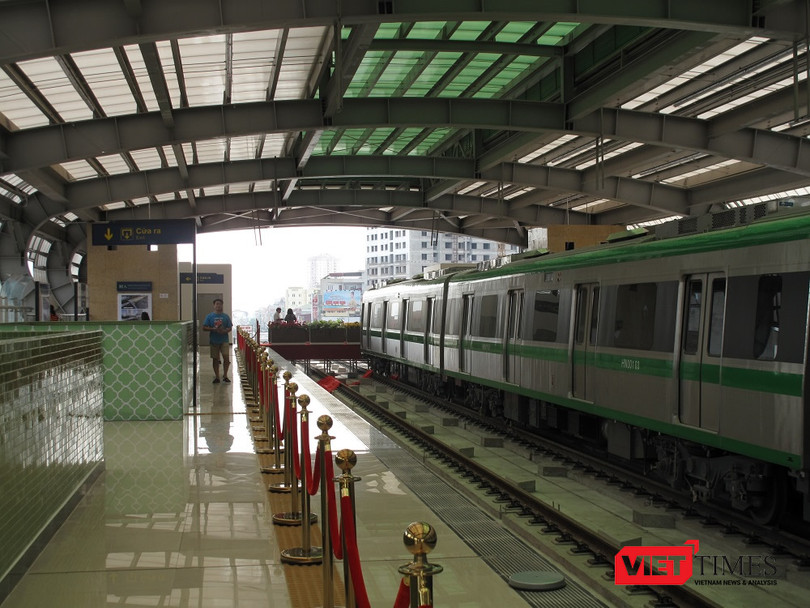 Cận cảnh nhà ga, tàu mẫu đường sắt trên cao Cát Linh - Hà Đông ảnh 17