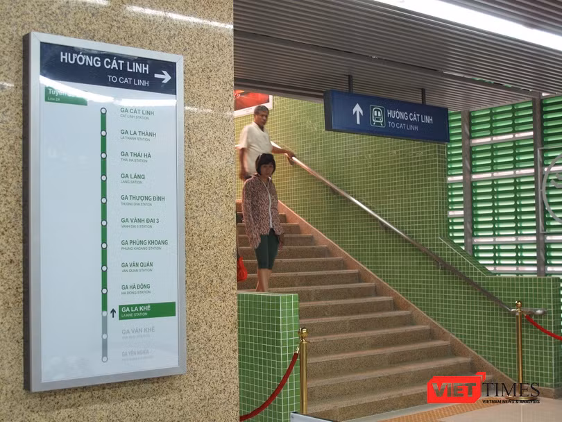 Cận cảnh nhà ga, tàu mẫu đường sắt trên cao Cát Linh - Hà Đông ảnh 14
