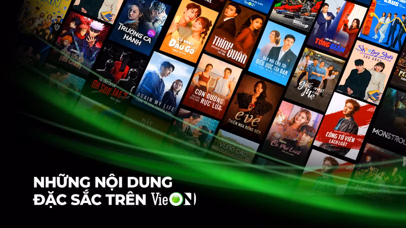 VieON sở hữu kho nội dung bản quyền đa dạng
