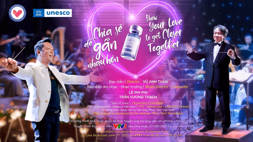 Đêm nhạc được chỉ huy bởi Nhạc trưởng Lê Phi Phi từ Châu Âu cùng nghệ sĩ ưu tú Vương Thạch